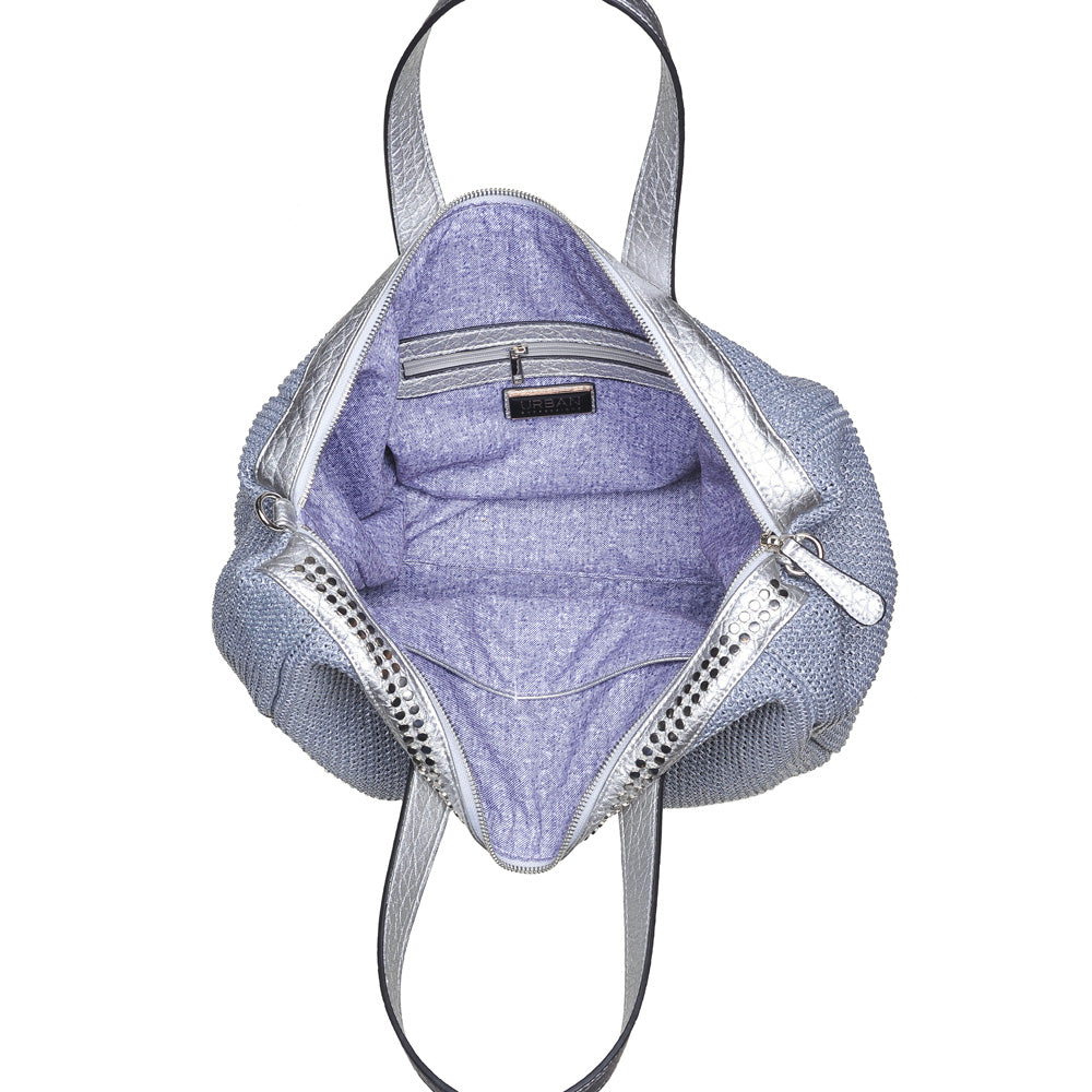 Product Image of Urban Expressions Scout Satchel NA-840611142559 View 4 | Silver