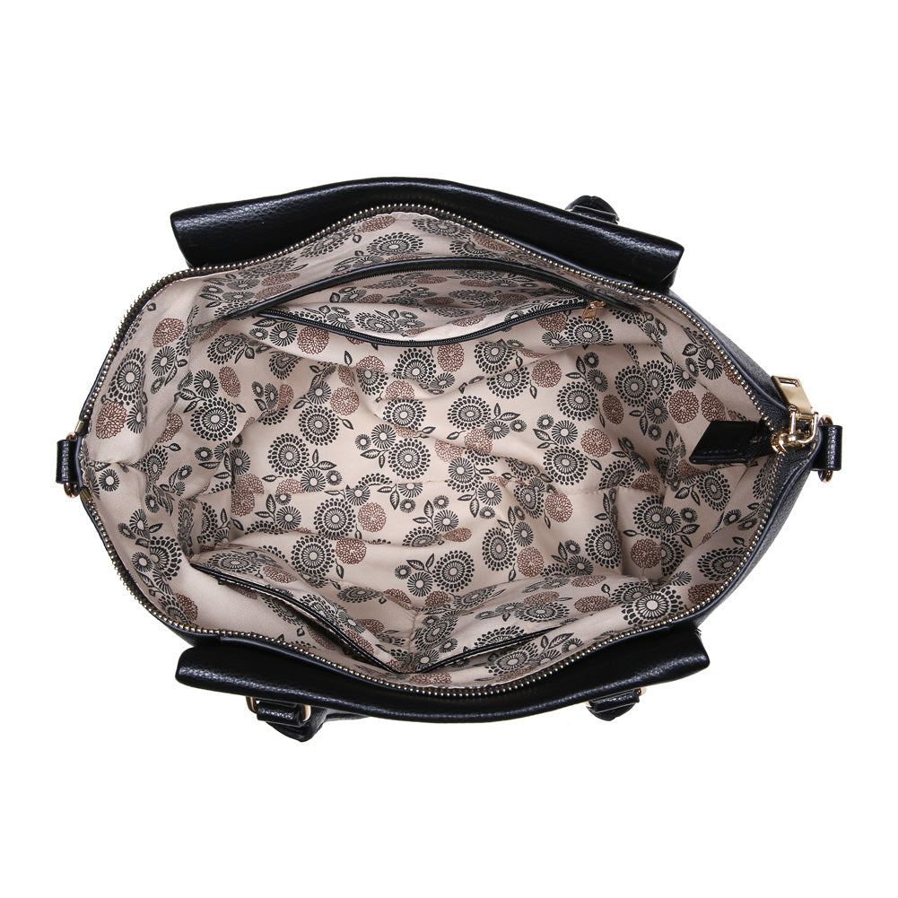 Product Image of Urban Expressions Frankie Satchel NA-840611149527 View 4 | Black