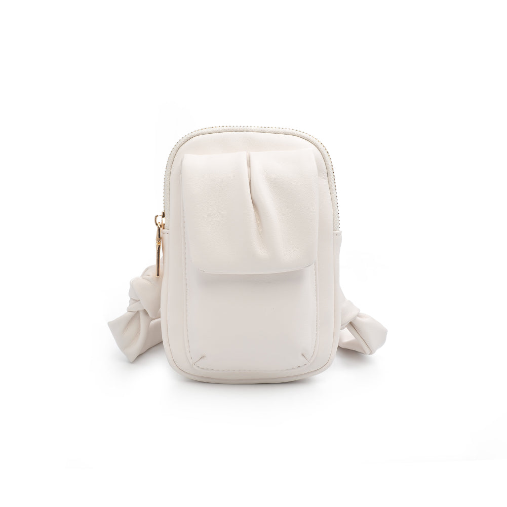 Product Image of Urban Expressions Autumn Cell Phone Crossbody 840611181602 View 5 | White