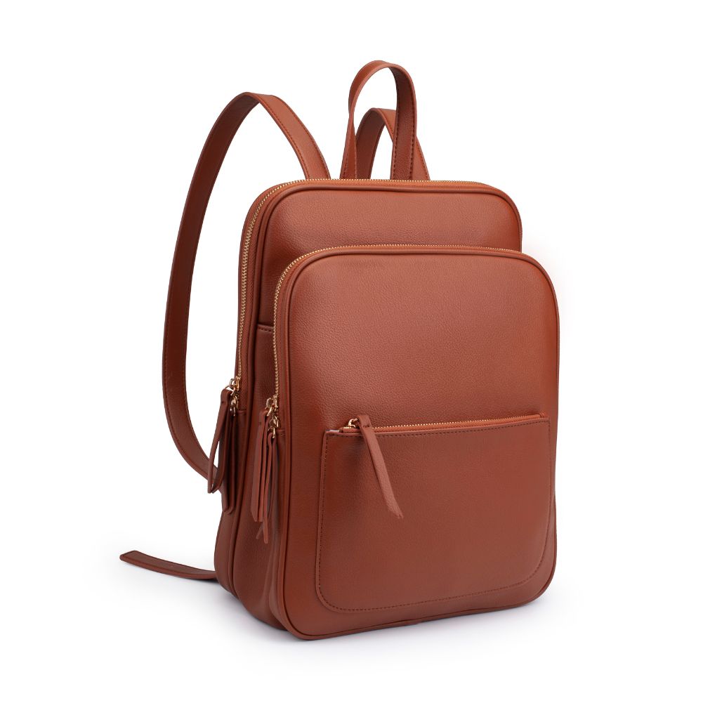 Product Image of Urban Expressions Carly Backpack 840611174444 View 6 | Cognac