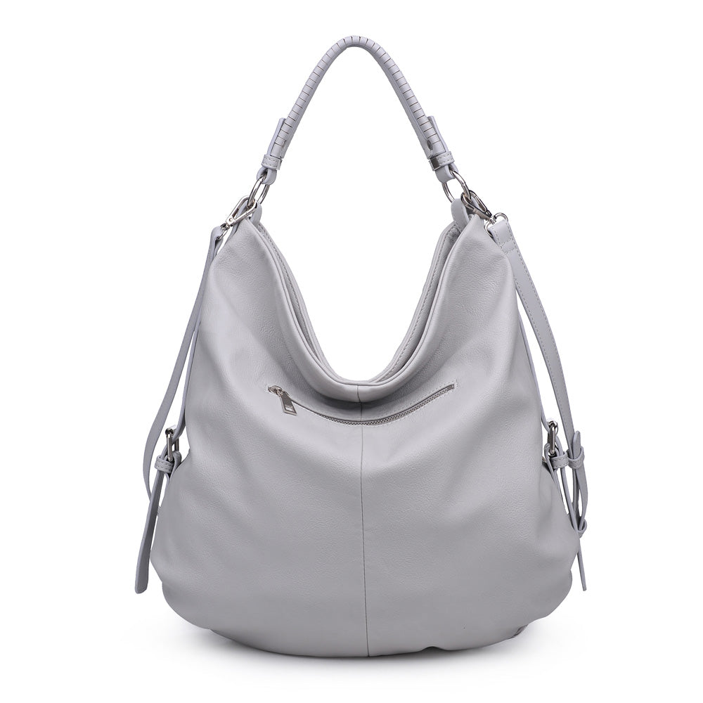 Product Image of Urban Expressions Quincy Hobo NA-840611158901 View 3 | Dove Grey