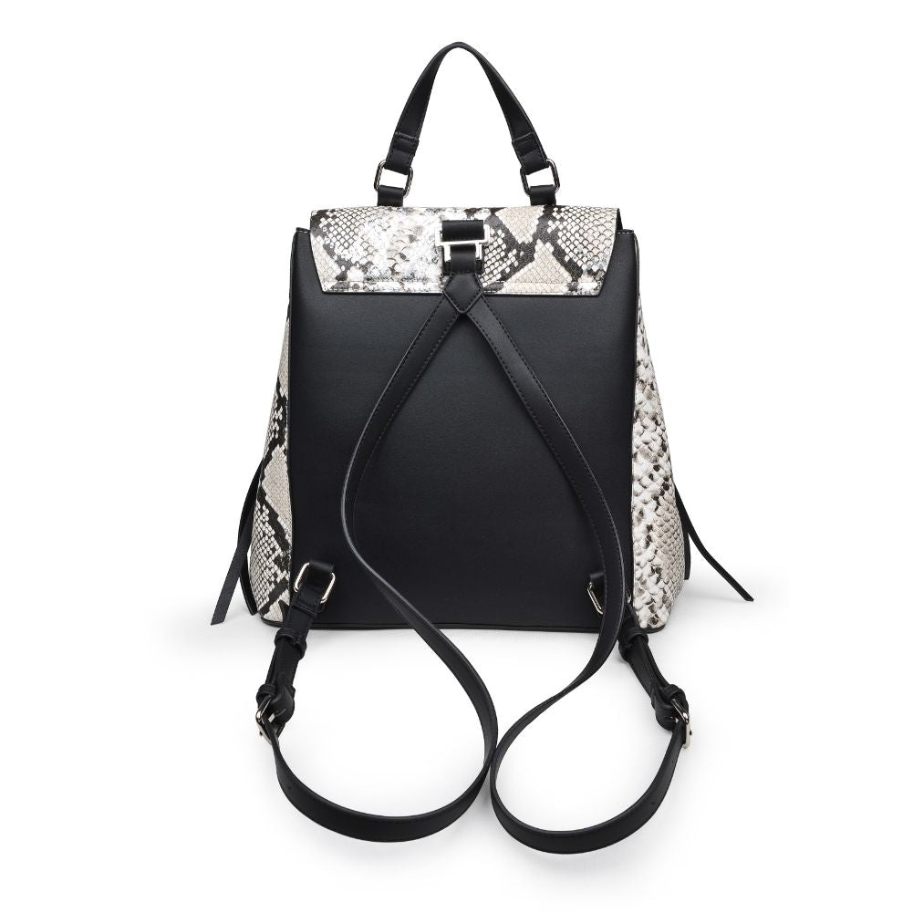 Product Image of Urban Expressions Charlize Backpack 840611168412 View 3 | White Black