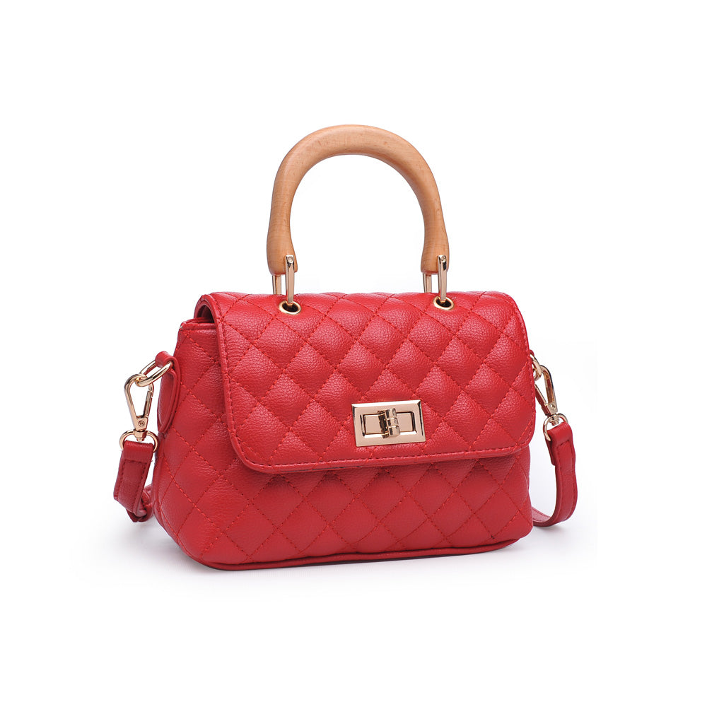 Woman wearing Red Urban Expressions Madeline Crossbody NA-840611158970 View 6 | Red