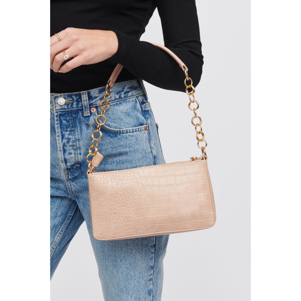 Woman wearing Natural Urban Expressions Aster Shoulder Bag 818209015486 View 1 | Natural