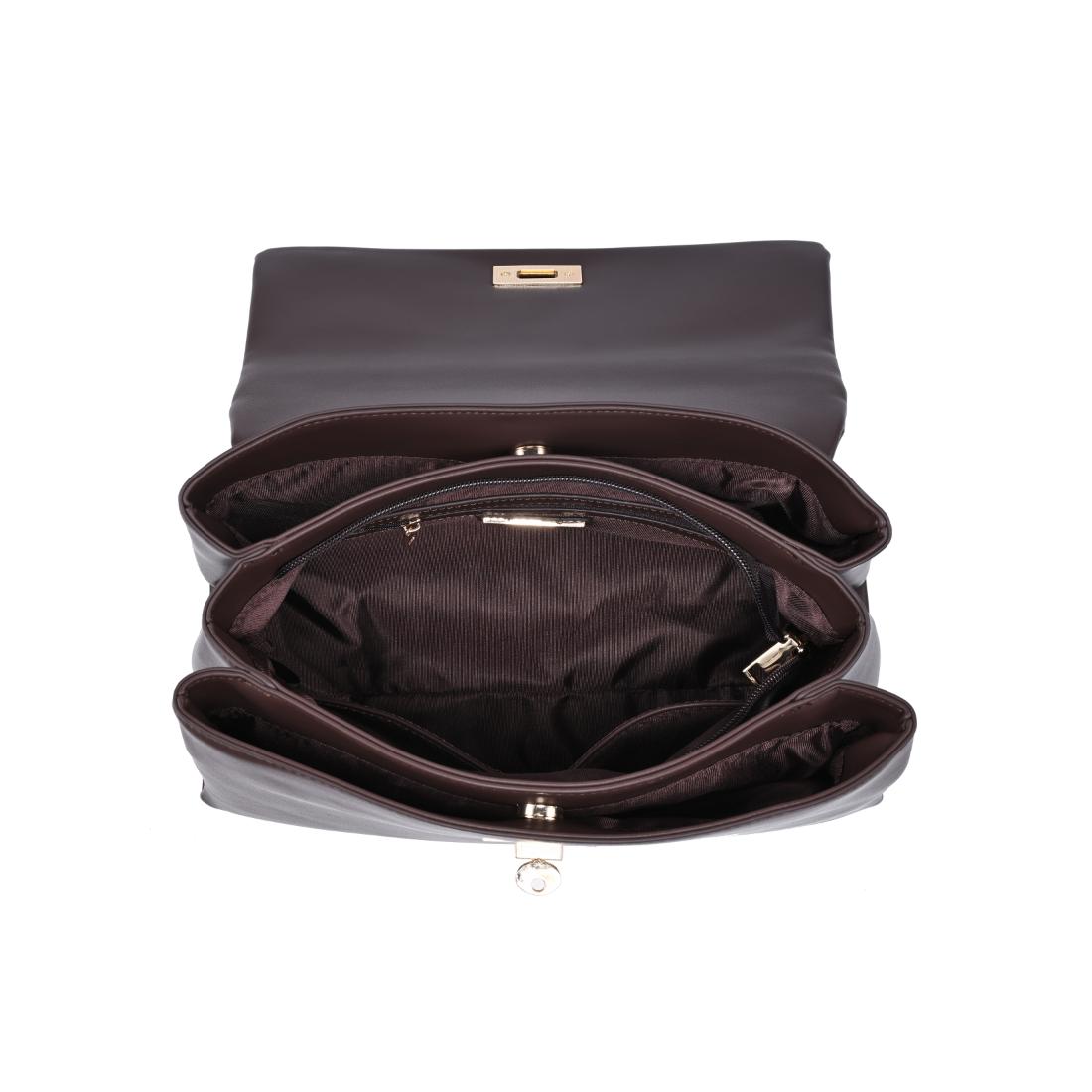 Urban Expressions Arrow Satchel 840504212932 View 8 | Espresso