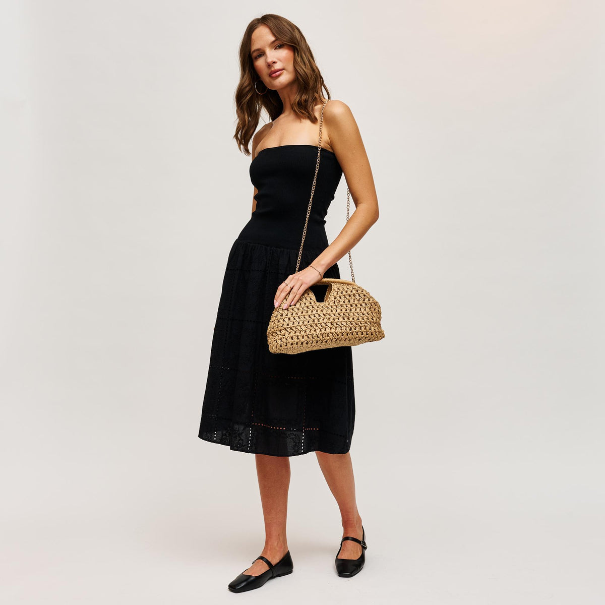 Woman wearing Natural Urban Expressions Abigail Crossbody 840504204128 View 3 | Natural