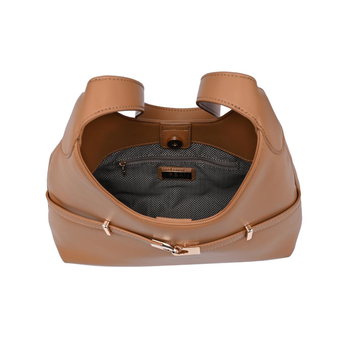 Woman wearing Camel Urban Expressions Camila Shoulder Bag 840504205866 View 9 | Camel