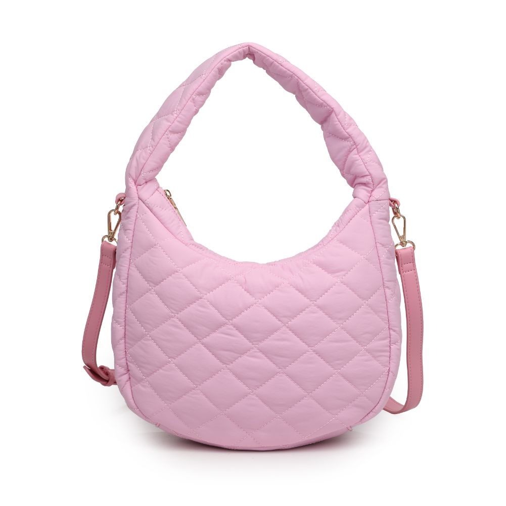 Product Image of Urban Expressions Sonoma - Quilted Nylon Hobo 840611118479 View 5 | Rose