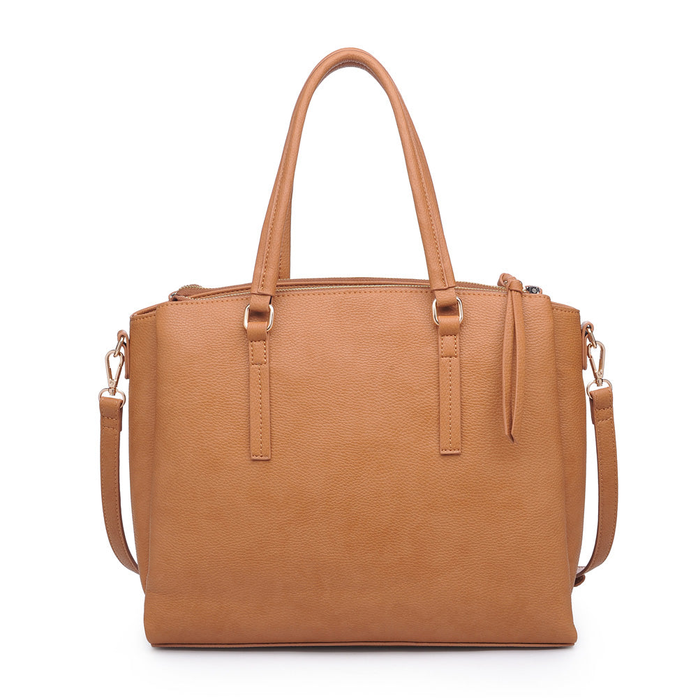 Product Image of Urban Expressions Lori Satchel NA-840611160171 View 3 | Tan
