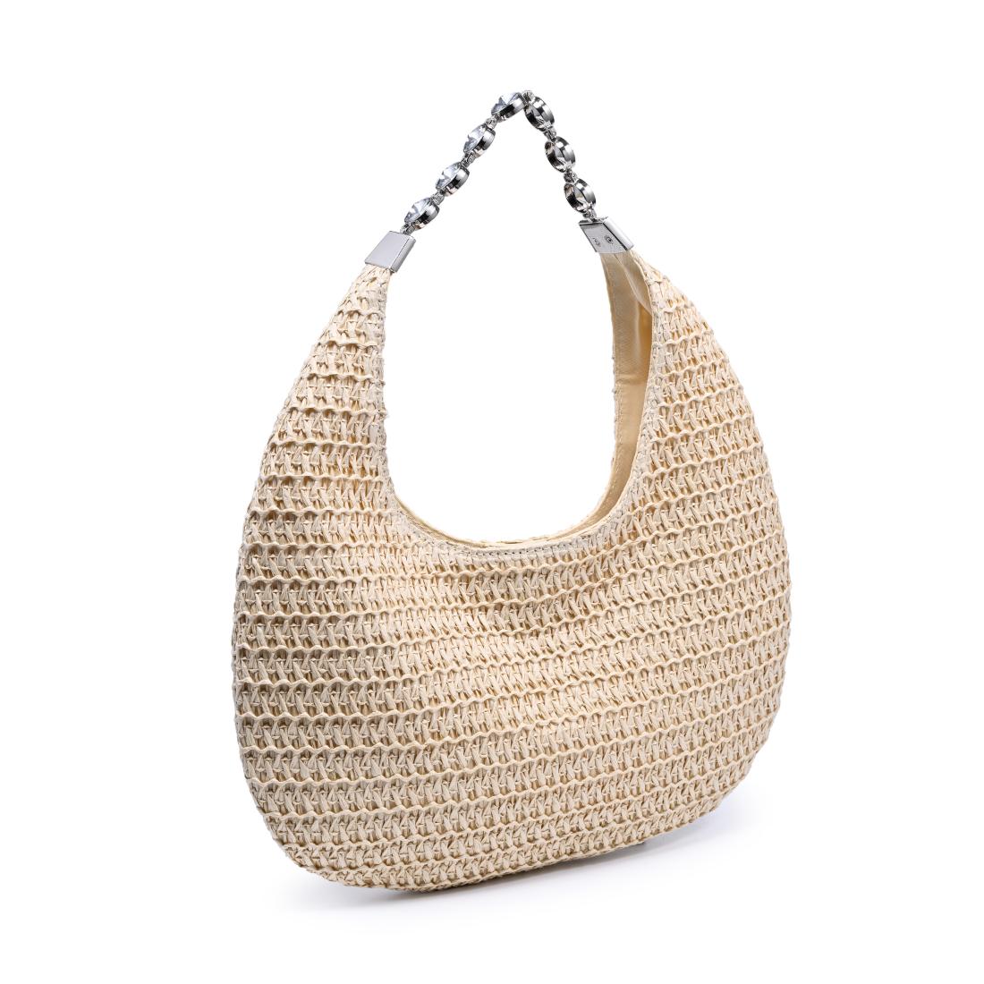 Urban Expressions Bejeweled Hobo 840504204456 View 6 | Beige