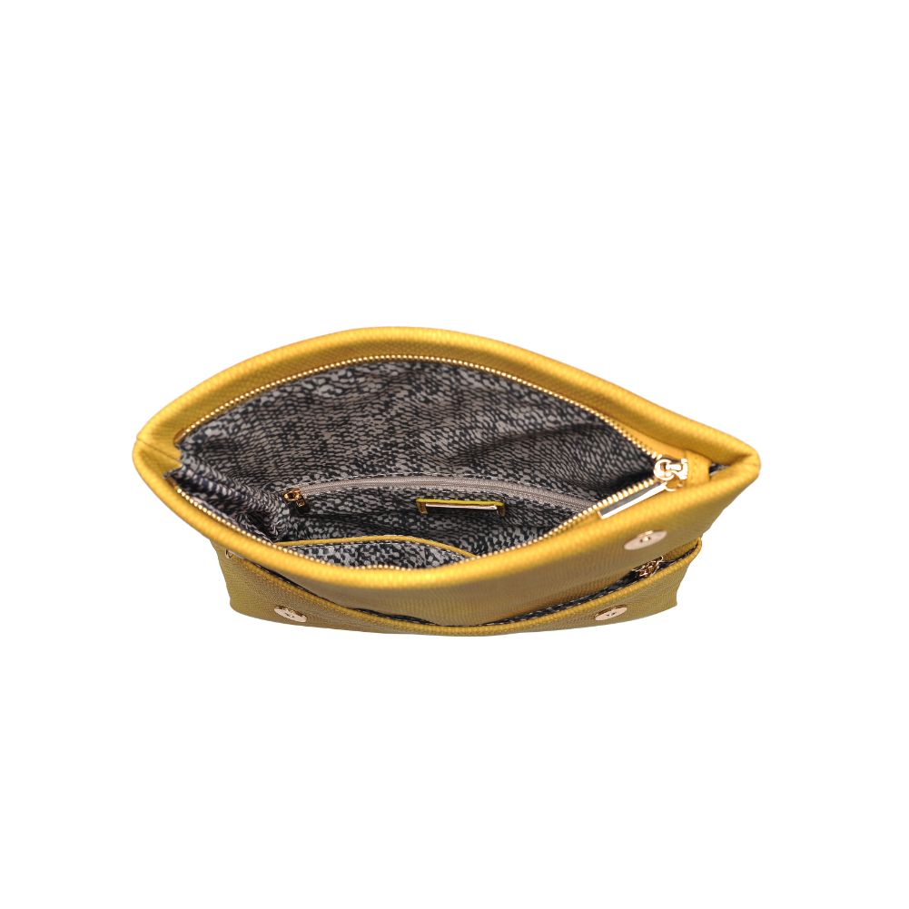 Product Image of Urban Expressions Evie Clutch 840611164933 View 4 | Mustard