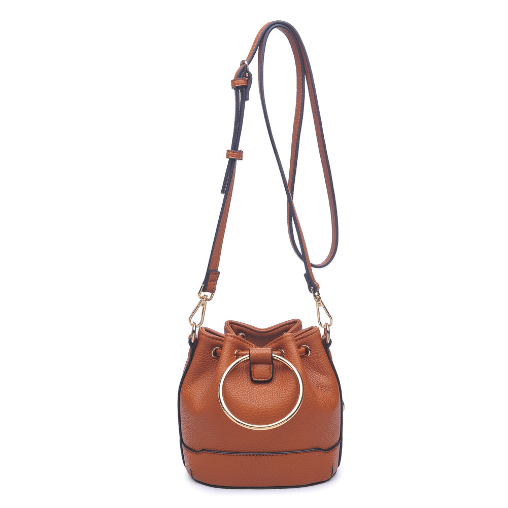 Woman wearing Tan Urban Expressions Ziggy Crossbody 840611142627 View 2 | Tan
