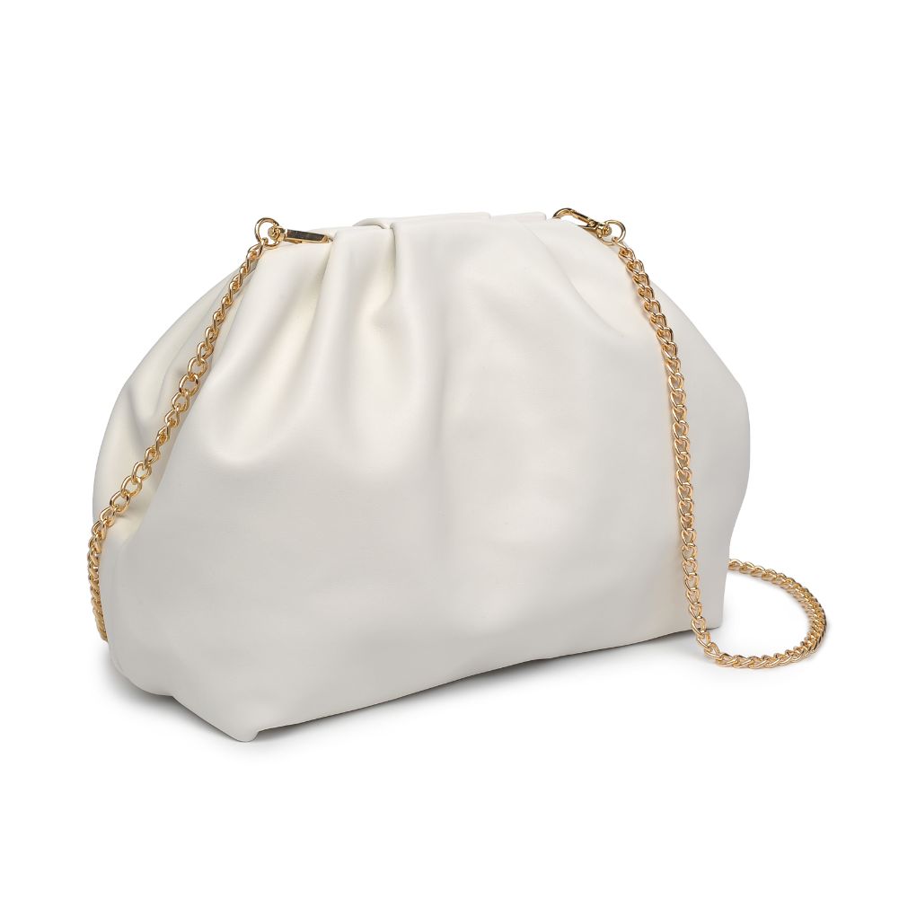 Product Image of Urban Expressions Yasmina Clutch 818209016322 View 6 | Ivory