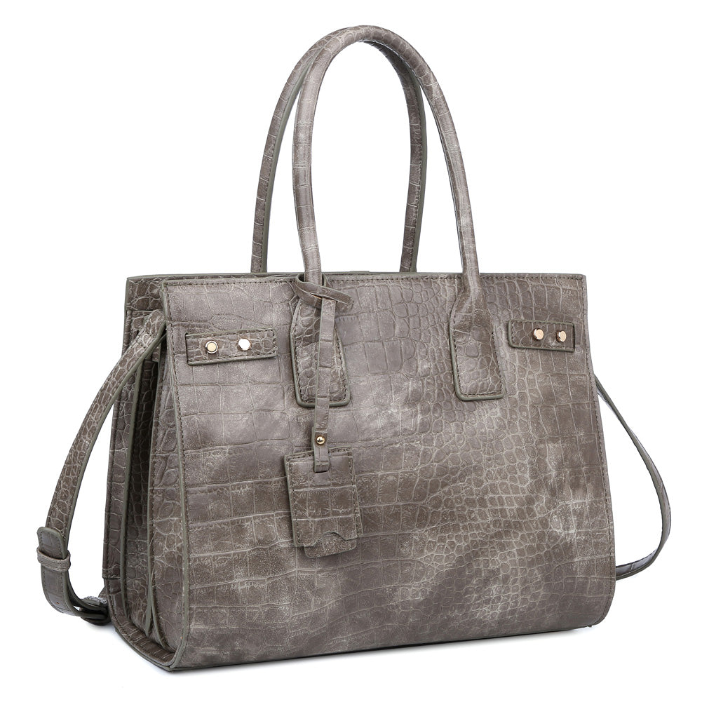 Product Image of Urban Expressions Spears Tote NA-840611155559 View 2 | Olive