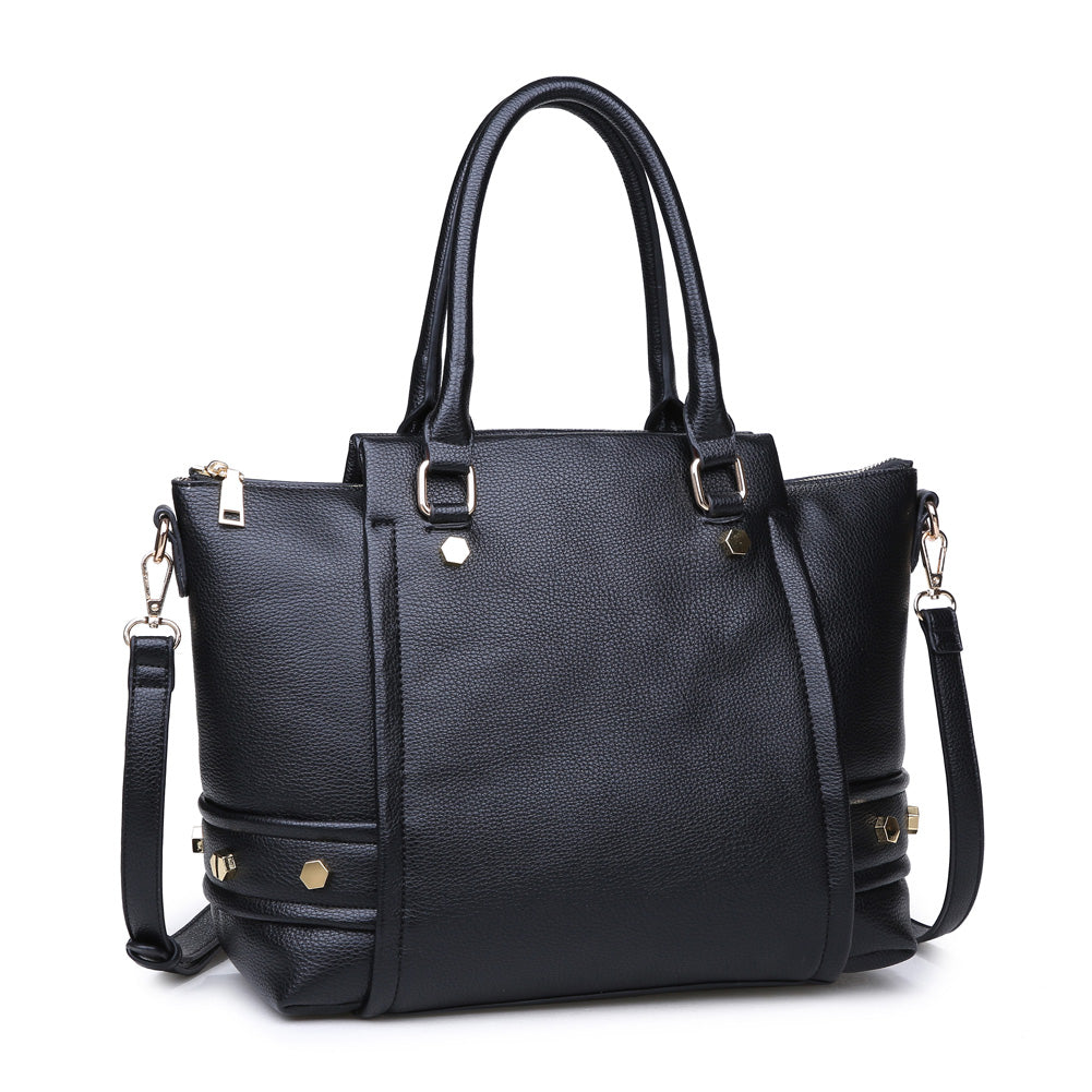 Product Image of Urban Expressions Frankie Satchel NA-840611149527 View 2 | Black
