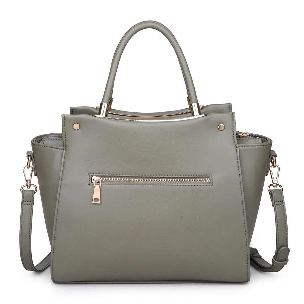 Product Image of Urban Expressions Greyson Satchel NA-840611149725 View 3 | Olive