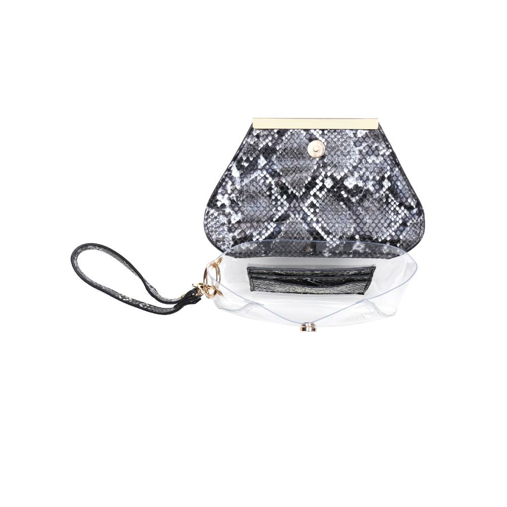 Product Image of Urban Expressions Reese Snake Wristlet NA-840611163417 View 4 | Black