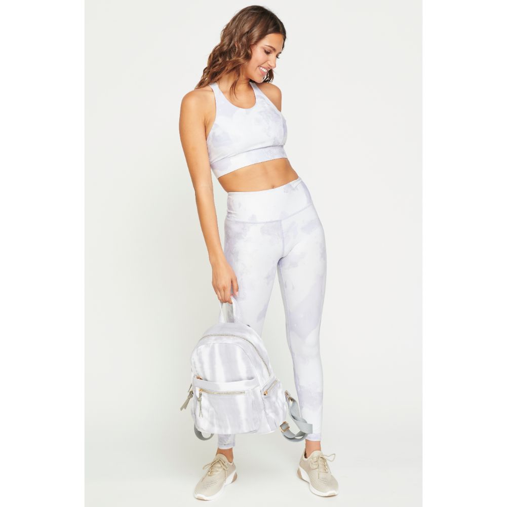 Woman wearing Grey Urban Expressions Scarlett Backpack 840611180216 View 2 | Grey