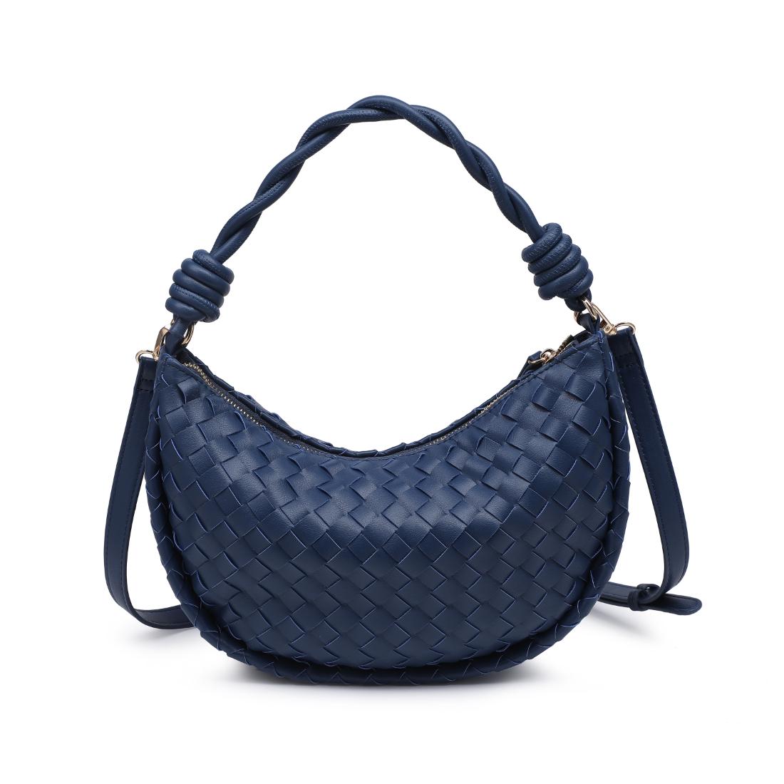 Woman wearing Navy Urban Expressions Violet Hobo 840504206610 View 7 | Navy