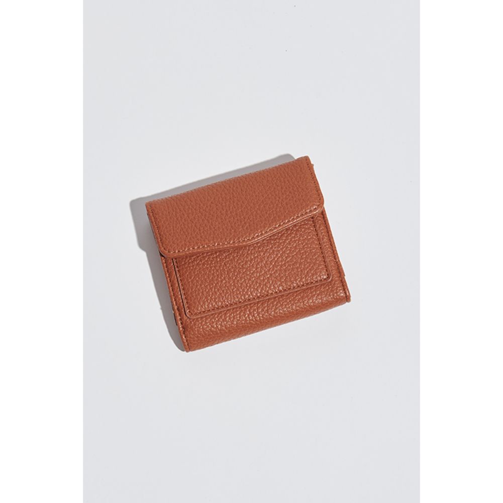 Woman wearing Tan Urban Expressions Wallace Wallet 840611105561 View 1 | Tan