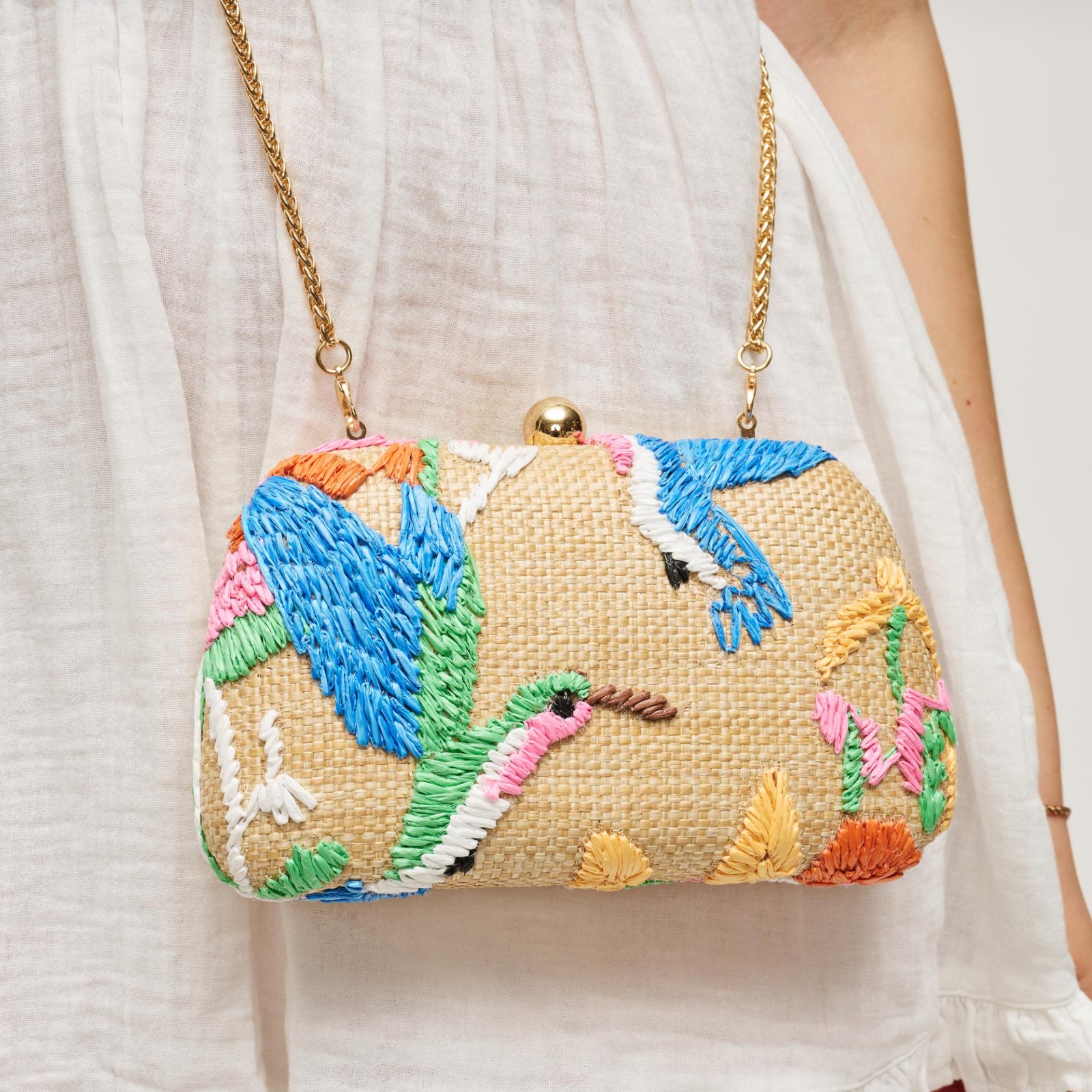 Woman wearing Multi Urban Expressions Weston Evening Bag 840504204678 View 1 | Multi