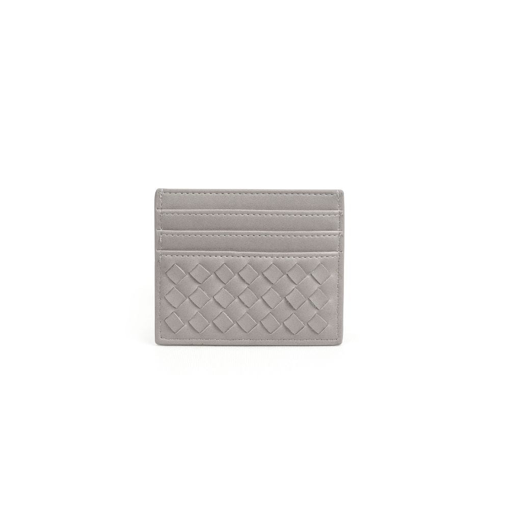 Product Image of Urban Expressions Jolene Card Holder 840611173324 View 3 | Grey