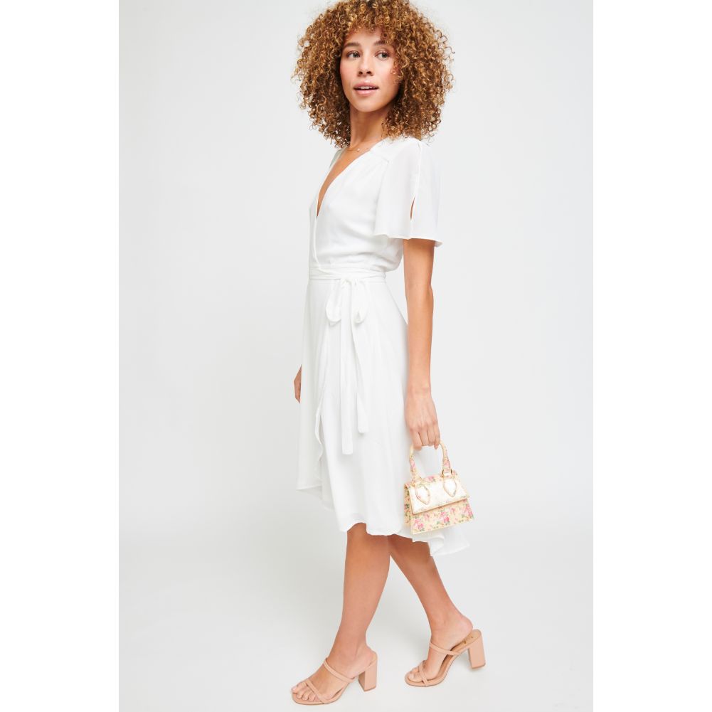 Woman wearing Cream Urban Expressions Jojo Mini Bag 840611181442 View 3 | Cream