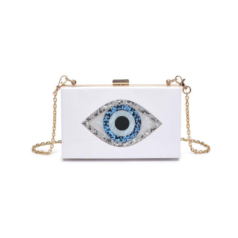 Product Image of Urban Expressions Clarissa Minaudiere 818209015943 View 5 | White
