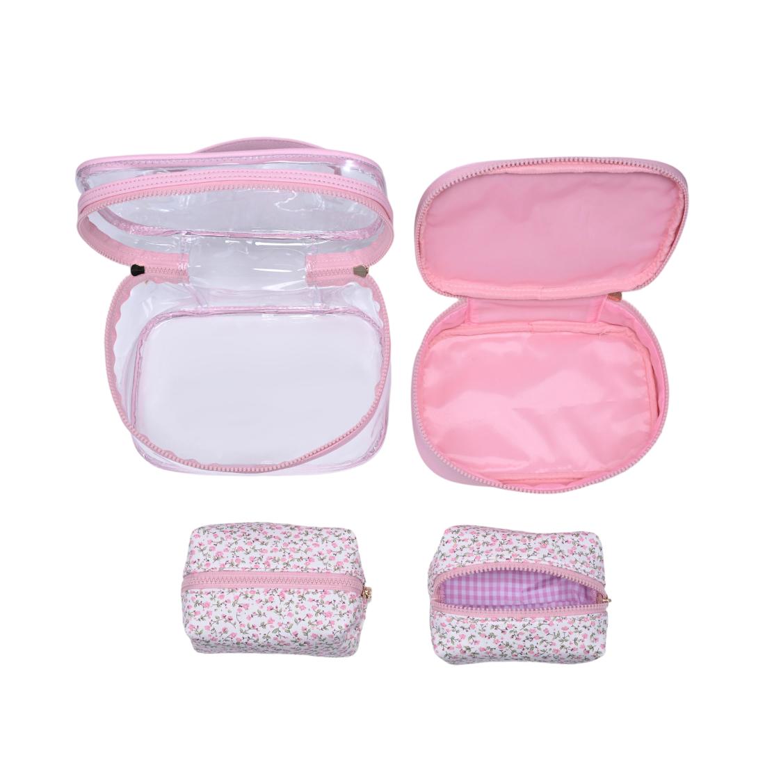 Urban Essentials Garden Glow - 4 Piece Train Case Set 840504215773 View 8 | Soft Blush Floral