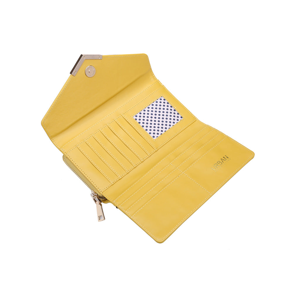 Product Image of Urban Expressions Sophia Wallet NA-840611149657 View 5 | Mustard