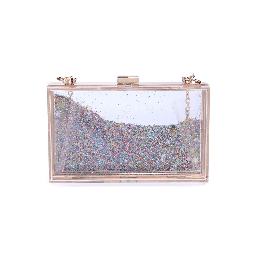 Product Image of Urban Expressions Luna Evening Bag 840611165688 View 3 | Confetti