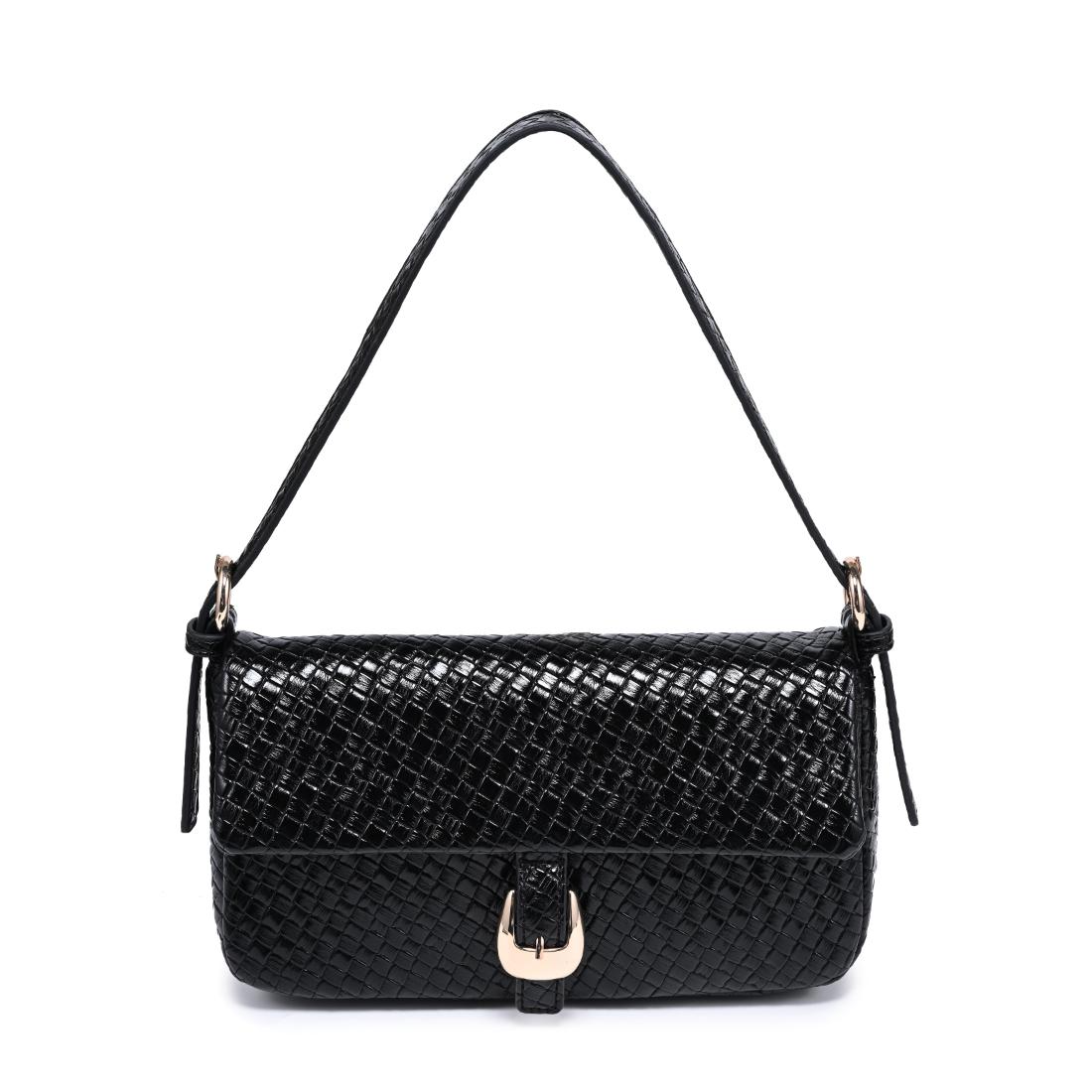 Urban Expressions Gloria - Woven Shoulder Bag 840504213816 View 1 | Black