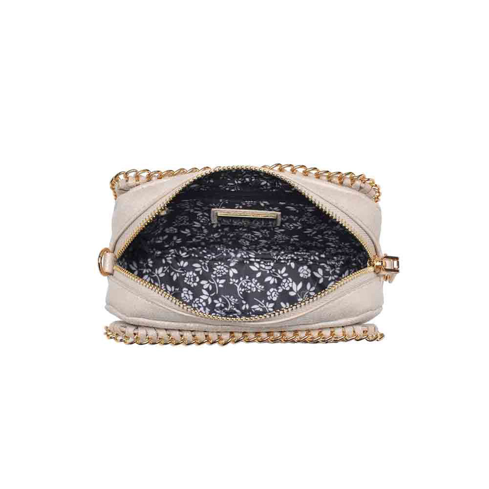 Woman wearing Cream Urban Expressions Brityn Crossbody NA-840611146144 View 9 | Cream