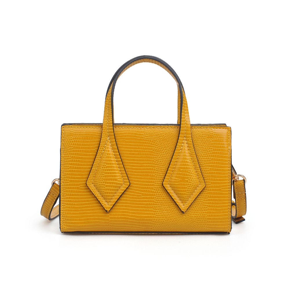 Product Image of Urban Expressions Holland Lizard Mini Bag 840611173638 View 3 | Mustard