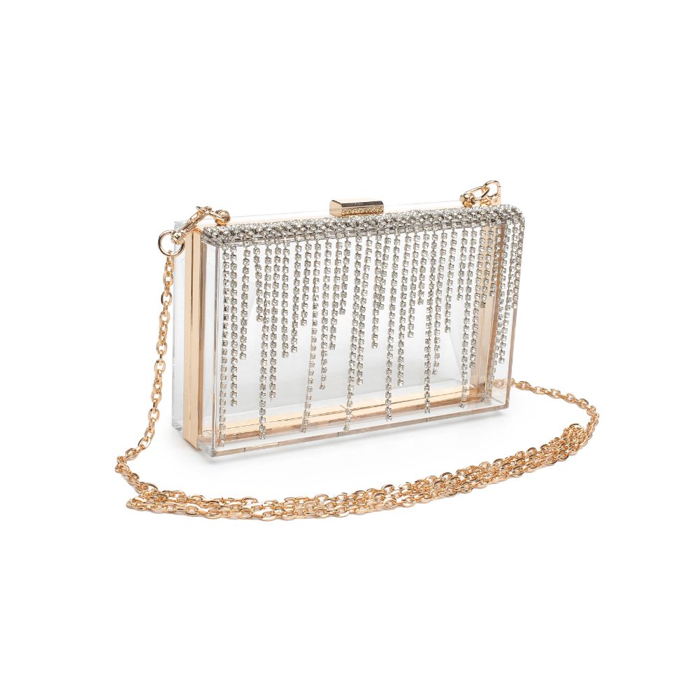 Product Image of Urban Expressions Jazzy Minaudiere 840611184962 View 6 | Clear