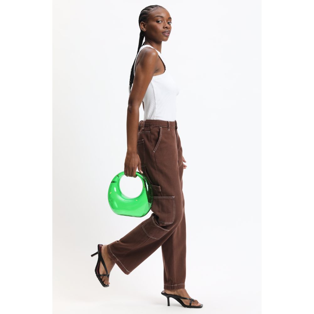 Woman wearing Forest Urban Expressions Bess Evening Bag 840611116949 View 2 | Forest