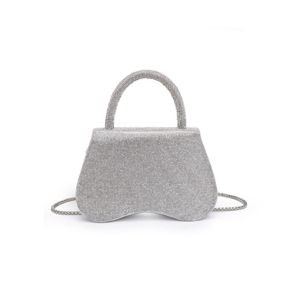 Product Image of Urban Expressions Zadie Evening Bag 840611122476 View 7 | Silver
