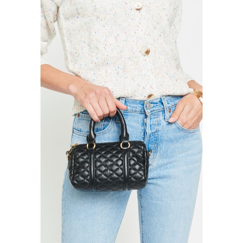 Woman wearing Black Urban Expressions Tisha Crossbody 840611175298 View 3 | Black