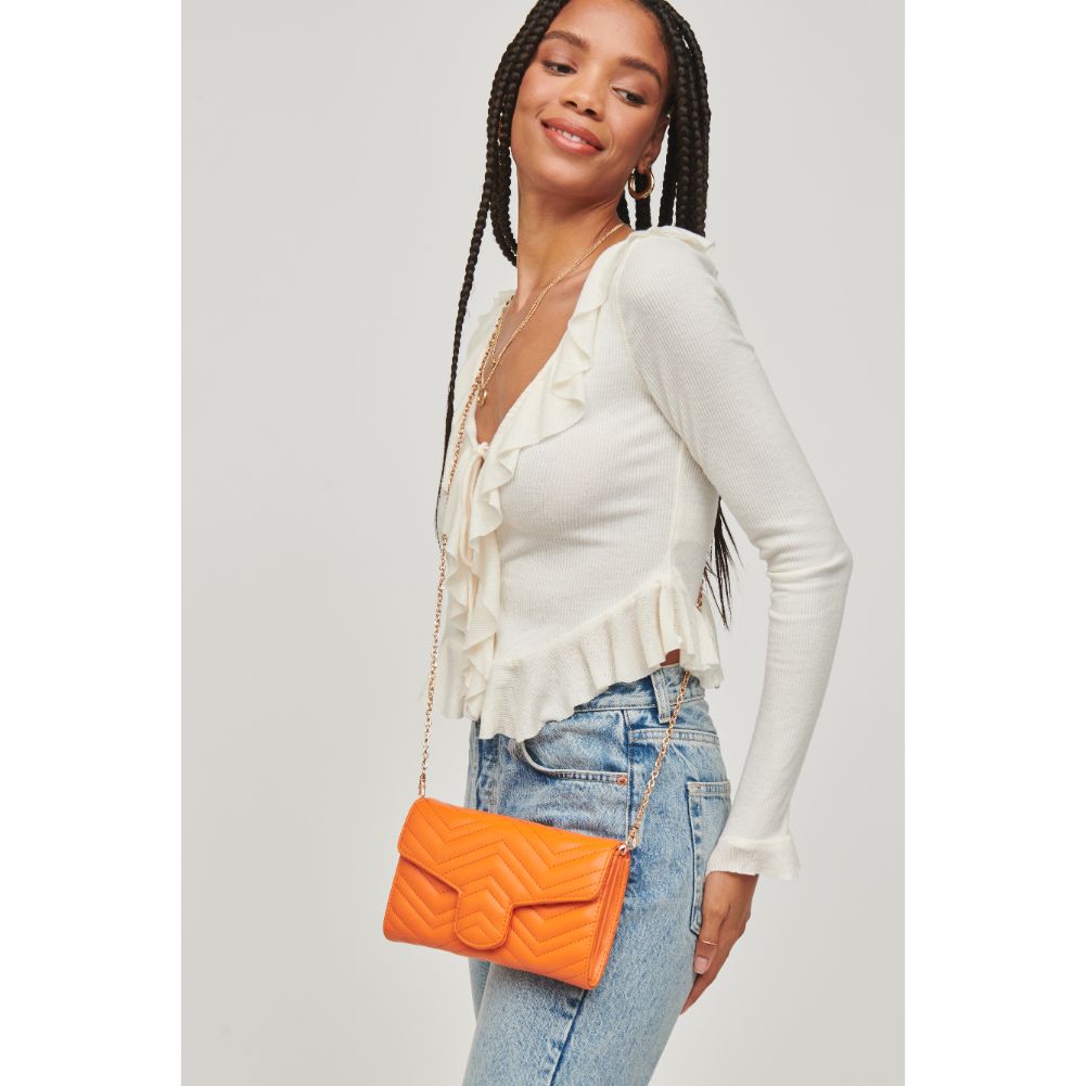 Woman wearing Clementine Urban Expressions Gabriella Crossbody 840611110251 View 1 | Clementine