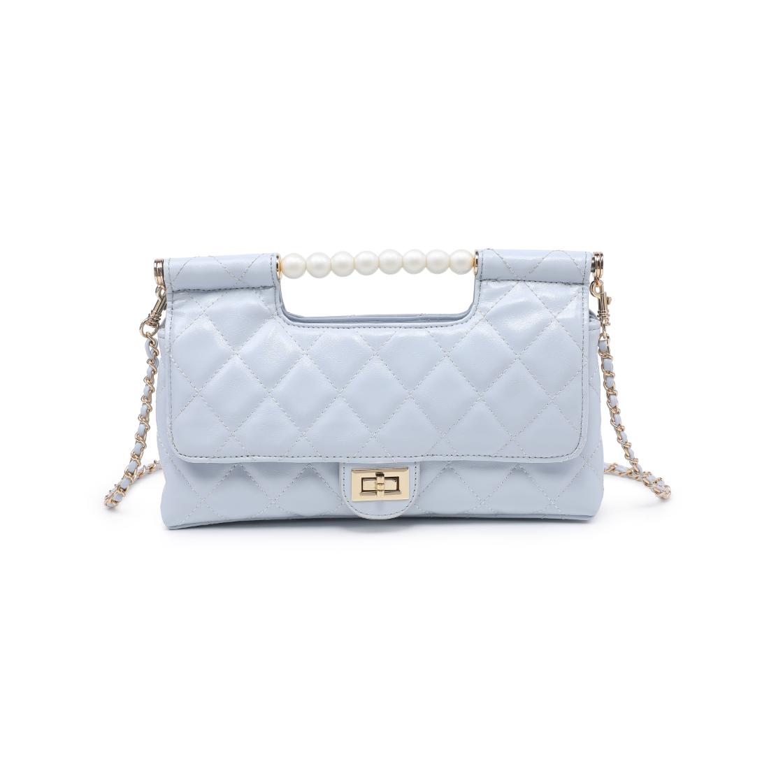 Woman wearing Ice Blue Urban Expressions Winslet Crossbody 840504205958 View 5 | Ice Blue
