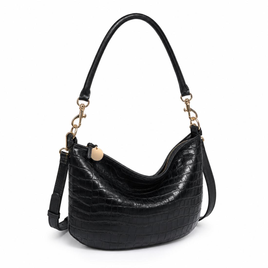 Urban Expressions Jordan - Croc Crossbody 840504214110 View 1 | Black