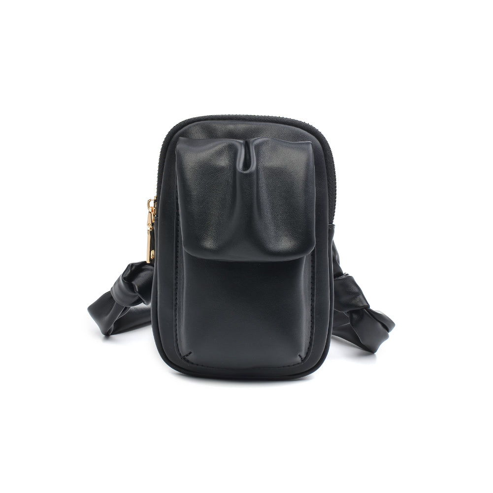 Product Image of Urban Expressions Autumn Cell Phone Crossbody 840611181565 View 5 | Black