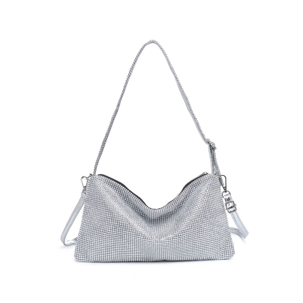 Product Image of Urban Expressions Glenda Evening Bag 840611104878 View 3 | Silver