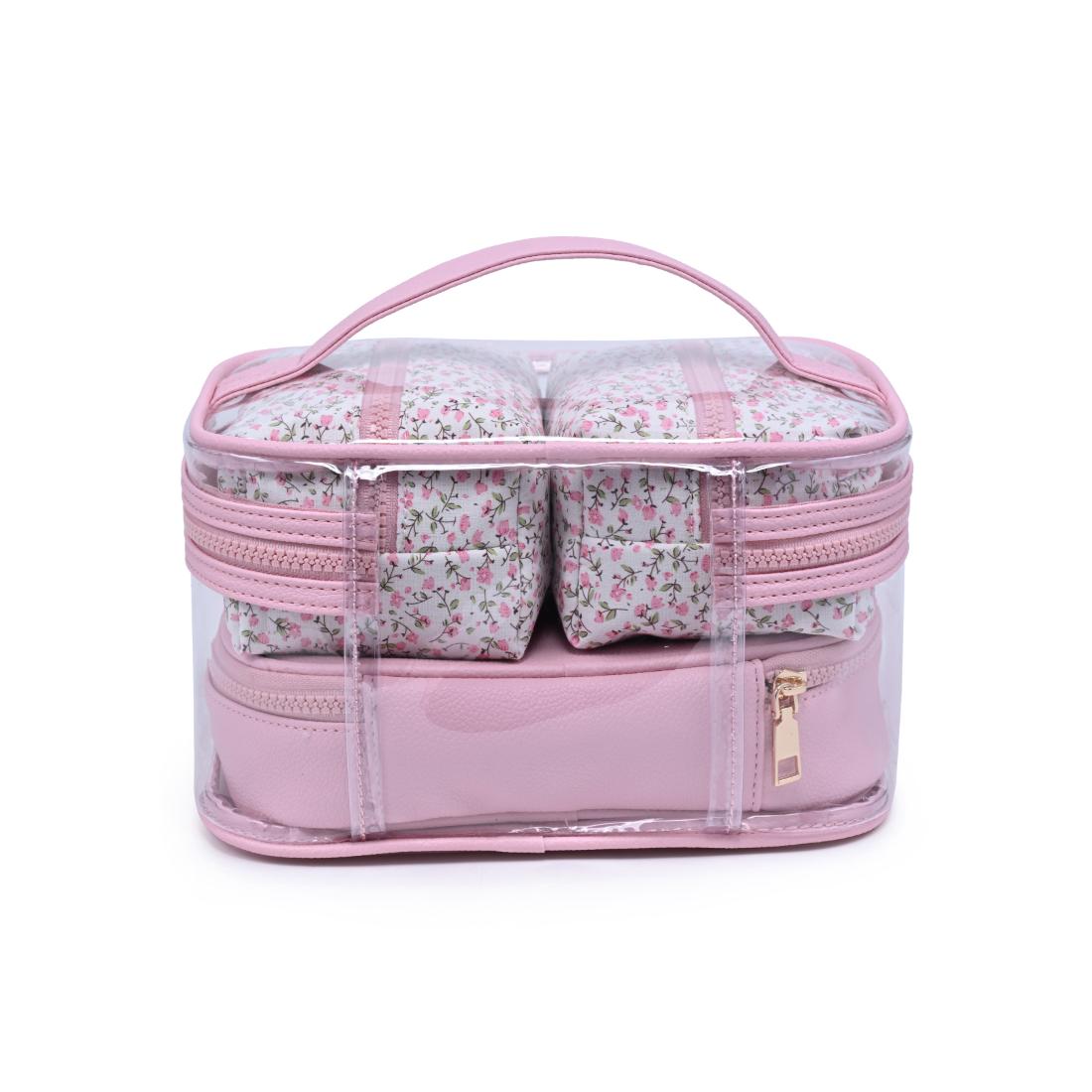 Urban Essentials Garden Glow - 4 Piece Train Case Set 840504215773 View 7 | Soft Blush Floral