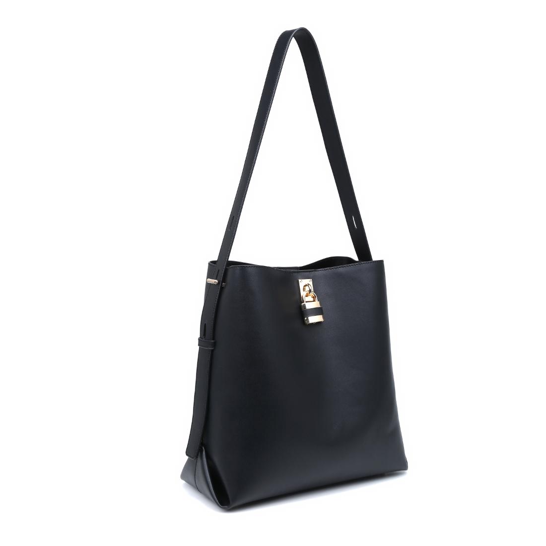 Woman wearing Black Urban Expressions Caroline Hobo 840504208331 View 6 | Black