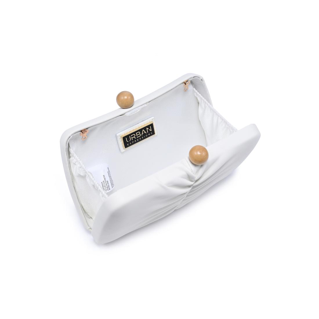 Urban Expressions Gianna Evening Bag 840504204562 View 8 | Ivory