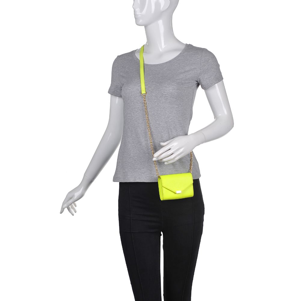 Product Image of Urban Expressions Jasmine Crossbody 840611171207 View 5 | Neon Yellow