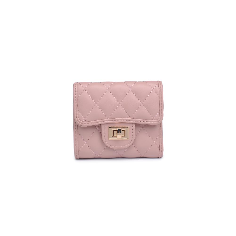 Woman wearing Rose Urban Expressions Shantel - Quilted Wallet 840611121844 View 5 | Rose