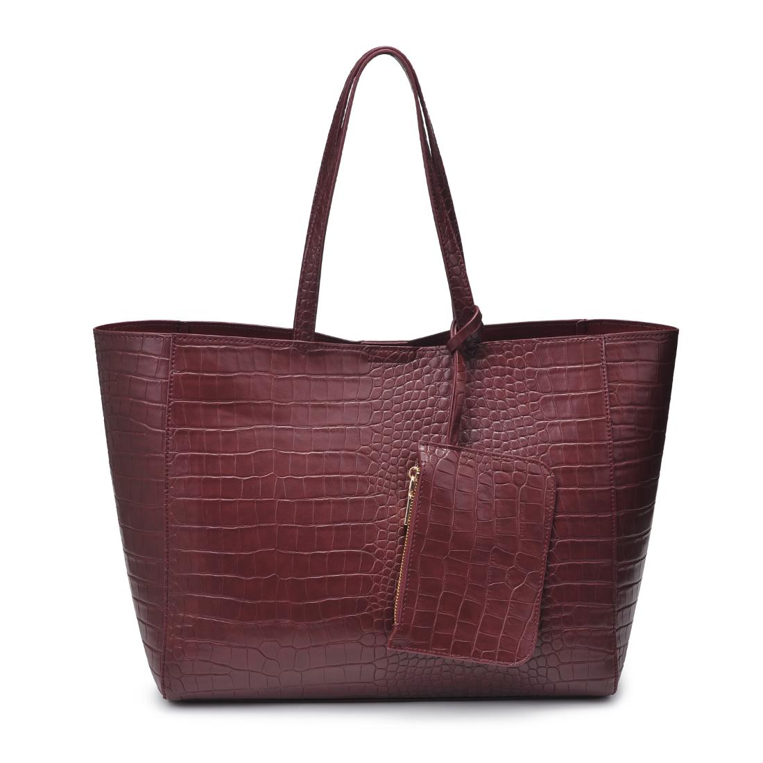 Product Image of Urban Expressions Tiffany Tote 840611198990 View 1 | Burgundy