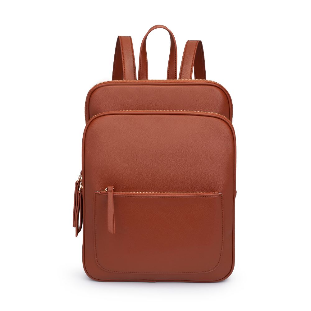 Product Image of Urban Expressions Carly Backpack 840611174444 View 5 | Cognac
